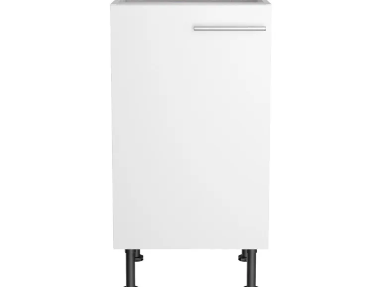 Optifit Küchen-Unterschrank Bengt932 45 cm x 87 cm x 58,4 cm Weiß