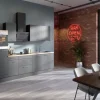 Optifit Küchenzeile Optikoncept Ingvar 270 cm Anthrazit