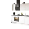 Optifit Küchenzeile Optikoncept Rurik ohne E-Geräte 270 cm Weiß