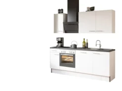 Optifit Küchenzeile Optikoncept Rurik ohne E-Geräte 270 cm Weiß