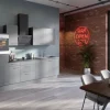 Optifit Küchenzeile Optikoncept Mats 270 cm Basaltgrau
