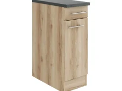 OPTIFIT Livorno290 Küchen-Unterschrank 30 cm Wildeiche Nachbildung