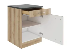 OPTIFIT Livorno290 Küchen-Unterschrank 60 cm Wildeiche Nachbildung