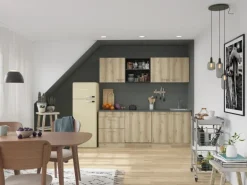 OPTIFIT Livorno290 Küchenzeile 210 cm Wildeiche Nachbildung