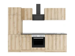 OPTIFIT Livorno290 Küchenzeile 270 cm ohne E-Geräte Wildeiche Nachbildung