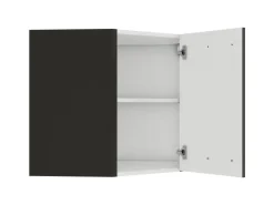 OPTIFIT Madrid420 Küchen-Eckoberschrank 60 x 60 cm Anthrazit Matt