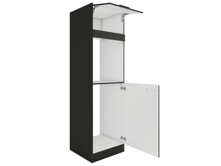 OPTIFIT Madrid420 Küchen-Geräteumbauschrank 60 cm Anthrazit Matt