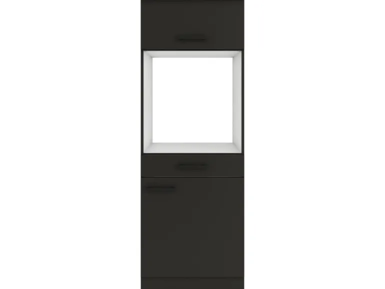 OPTIFIT Madrid420 Küchen-Geräteumbauschrank 60 cm Anthrazit Matt