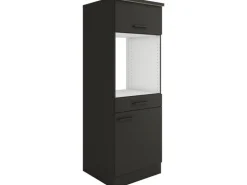 OPTIFIT Madrid420 Küchen-Geräteumbauschrank 60 cm Anthrazit Matt
