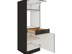 OPTIFIT Madrid420 Küchen-Geräteumbauschrank 60 cm Anthrazit Matt
