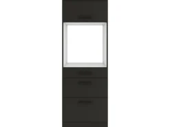 OPTIFIT Madrid420 Küchen-Geräteumbauschrank 60 cm Anthrazit Matt