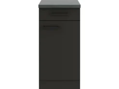 OPTIFIT Madrid420 Küchen-Unterschrank 40 cm Anthrazit Matt