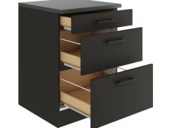 OPTIFIT Madrid420 Küchen-Unterschrank 60 cm Anthrazit Matt