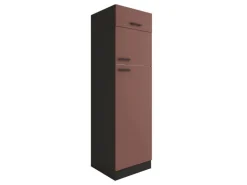 OPTIFIT Nizza407 Küchen-Geräteumbauschrank 60 cm Rostrot