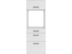 OPTIFIT Oslo214 Küchen-Geräteumbauschrank 60 cm Feinstruktur Weiß