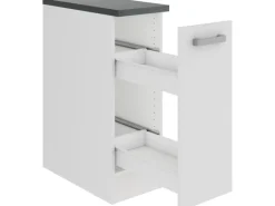 OPTIFIT Oslo214 Küchen-Unterschrank 30 cm Feinstruktur Weiß