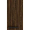 OPTIFIT Rimini409 Küchen-Oberschrank 30 cm Rillendekor Nussbaum