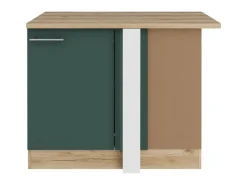 OPTIFIT Savona405 Küchen-Eck-Unterschrank 110 cm Steingrün