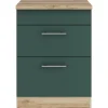 OPTIFIT Savona405 Küchen-Unterschrank 60 cm Steingrün
