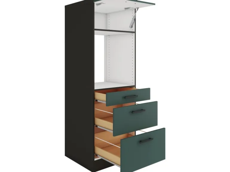 OPTIFIT Verona405 Küchen-Geräteumbauschrank 60 cm Steingrün