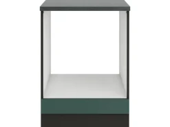 OPTIFIT Verona405 Küchen-Herdumbau 60 cm Steingrün