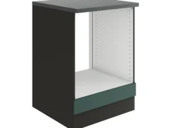 OPTIFIT Verona405 Küchen-Herdumbau 60 cm Steingrün