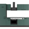 OPTIFIT Verona405 Küchenzeile 270 cm Steingrün