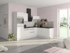 Optifit Winkelküche Optikoncept Arvid 270 cm Weiß