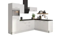Optifit Winkelküche Optikoncept Bengt 270 cm Weiß