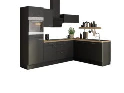 Optifit Winkelküche Optikoncept Ingvar 270 cm Anthrazit