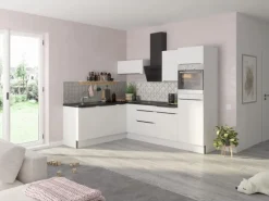 Optifit Winkelküche Optikoncept Arvid 270 cm Weiß
