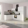 Optifit Winkelküche Optikoncept Bengt ohne E-Geräte 270 cm Weiß