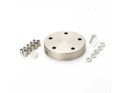 Orion Lightstyle Deckenbaldachin 5 Auslässe Silber Ø 120 mm