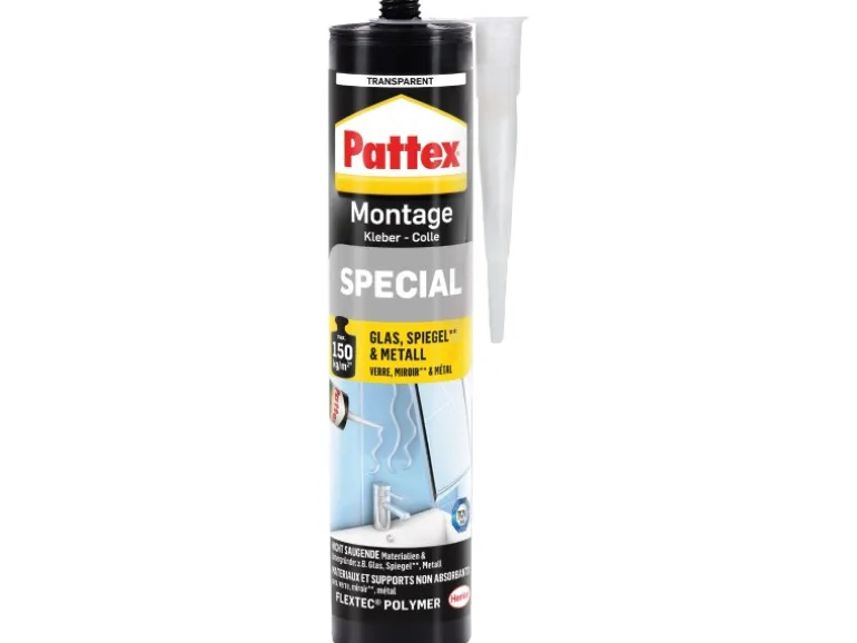 Pattex Montagekleber Montage Special Glaskleber Transparent 290 g
