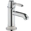 PaulGurkes Nostalgie Wasserhahn Einhandmischer Retro Waschtischbatterie Metall