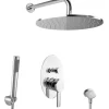 PaulGurkes Regendusche Unterputz Dusch Set oval Komplett I