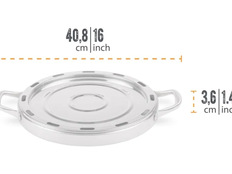 Petromax Backblech für Camping Backofen Edelstahl
