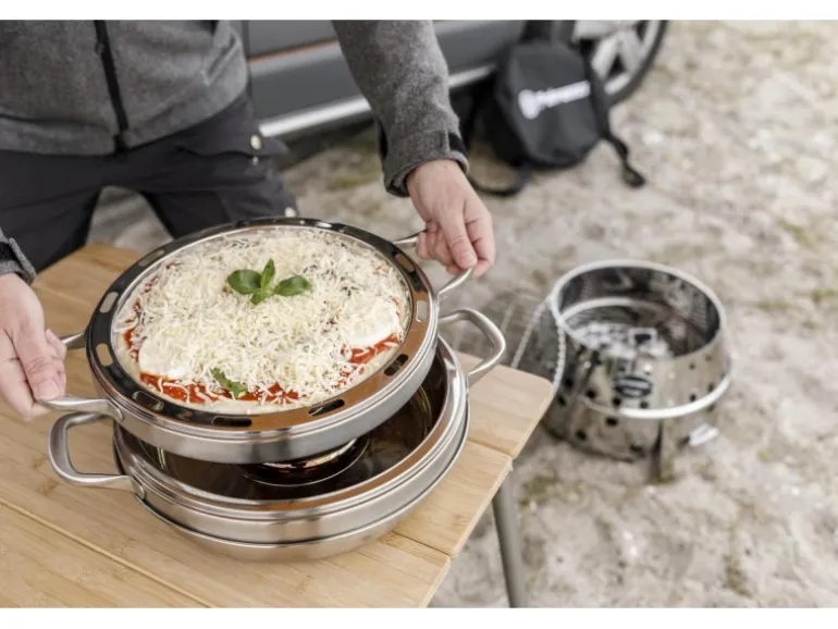 Petromax Backblech für Camping Backofen Edelstahl