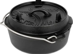 Petromax Dutch Oven FT3 Schwarz mit planem Boden 1,6 l