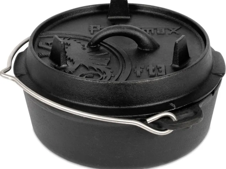Petromax Dutch Oven FT3 Schwarz mit planem Boden 1,6 l