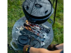 Petromax Dutch Oven FT6-T Schwarz mit planem Boden 5,5 l