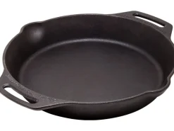Petromax Feuerpfanne FP30H-T Schwarz mit 2 Henkeln Gusseisen Ø 30 cm