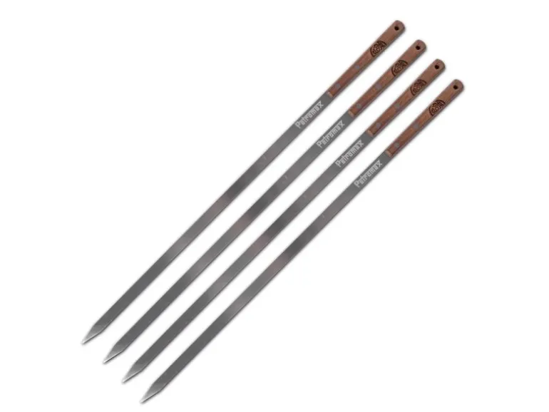 Petromax Grillspieße Klingenlänge 40 cm Holzgriff 4 Stück
