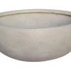 Pflanzschale Poroso 28,5 cm x 28,5 cm x 11 cm Grau