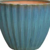 Pflanztopf 30 cm x Ø 36 cm Hellblau