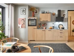 pino Küchenzeile 270 cm Eiche Aviva Anschlag links 1 Geräteschrank