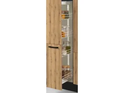 pino Küchenzeile 250 cm Evoke Eiche Anschlag rechts 1 Geräteschrank