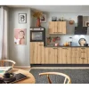 pino Küchenzeile 270 cm Evoke Eiche Anschlag links 1 Geräteschrank