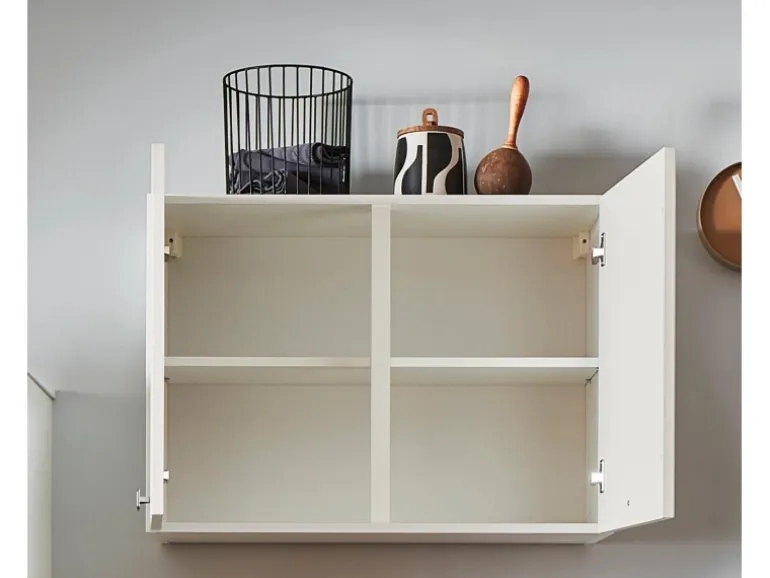 pino Küchenzeile 250 cm Kaschmirgrau Matt Anschlag rechts 1 Geräteschrank