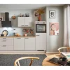 pino Küchenzeile 270 cm Kaschmirgrau Anschlag rechts 1 Geräteschrank